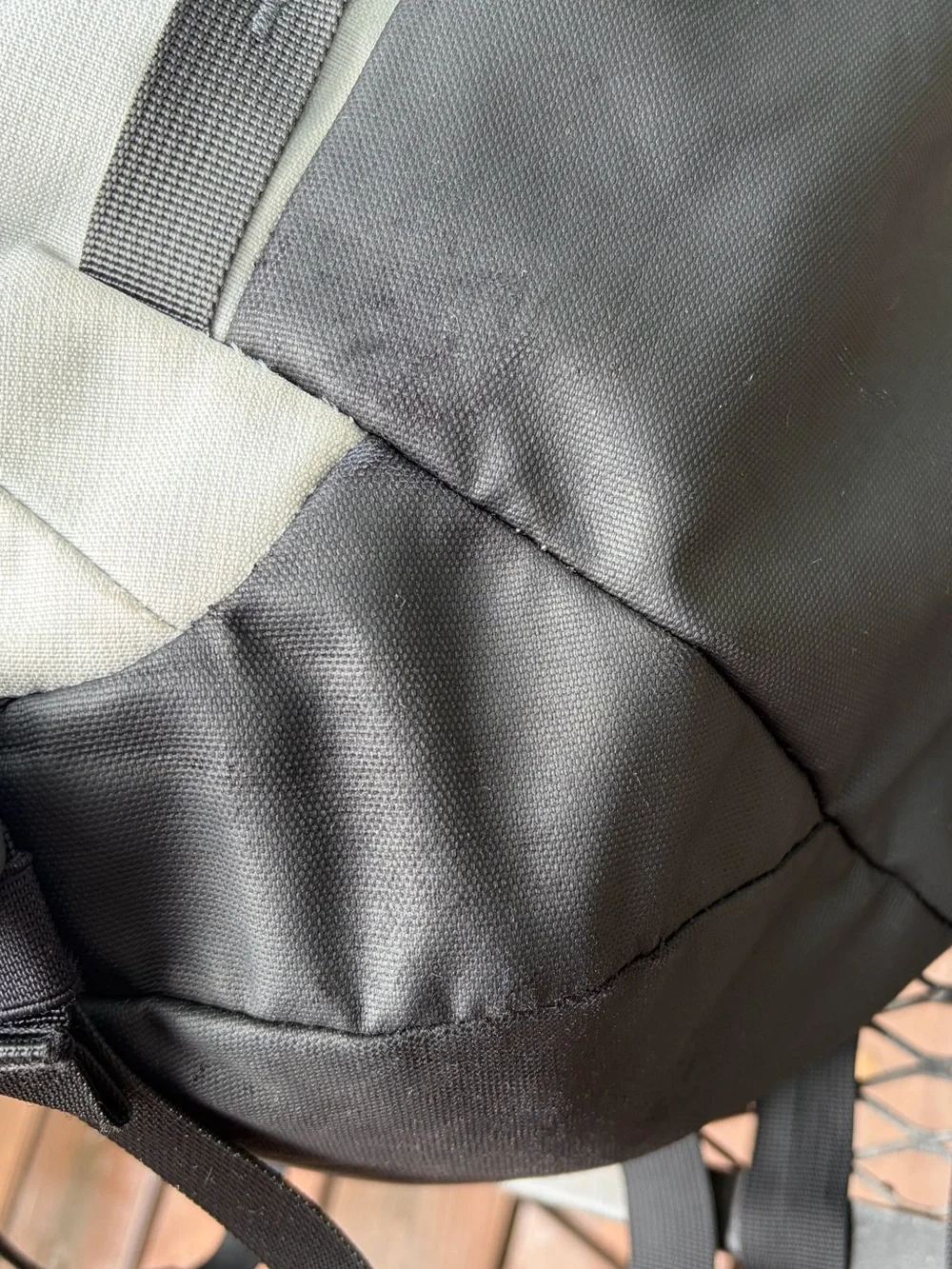 The North Face Light Gray and Black Recon Backpack 30L